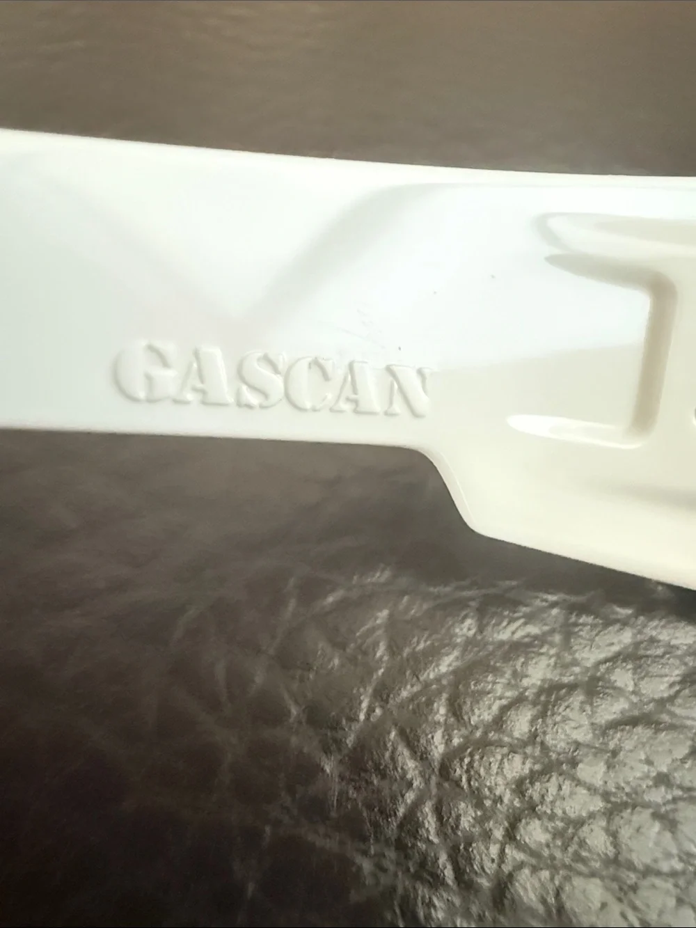 White Sport Sunglasses with Orange Mirrored Lenses